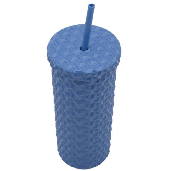 Set of 2 Mainstays 24-Ounce Eco-Friendly Textured Tumblers! Brand New With Tags - Picture 2 of 3